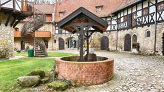 Innenhof Schloss Westerburg im Harz