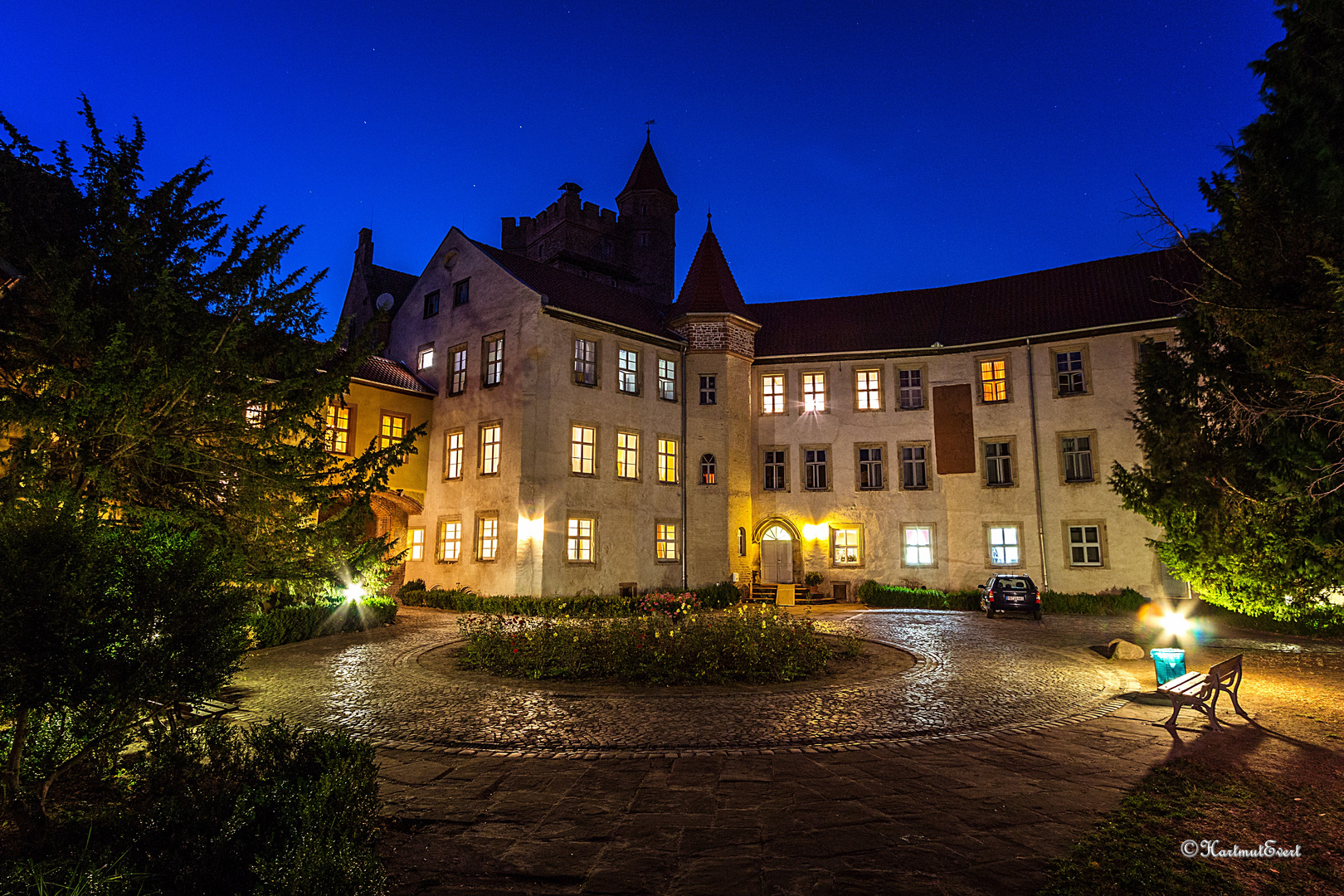 Innenhof vom Schloss Altenhausen