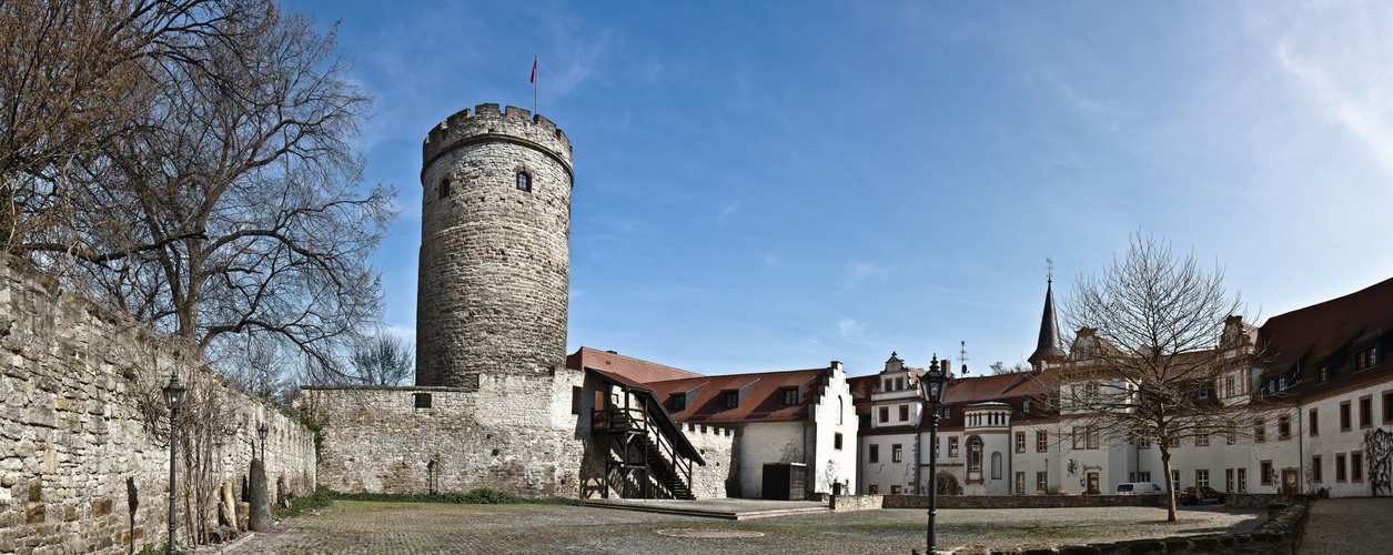 Innenhof vom Schloss Schkopau