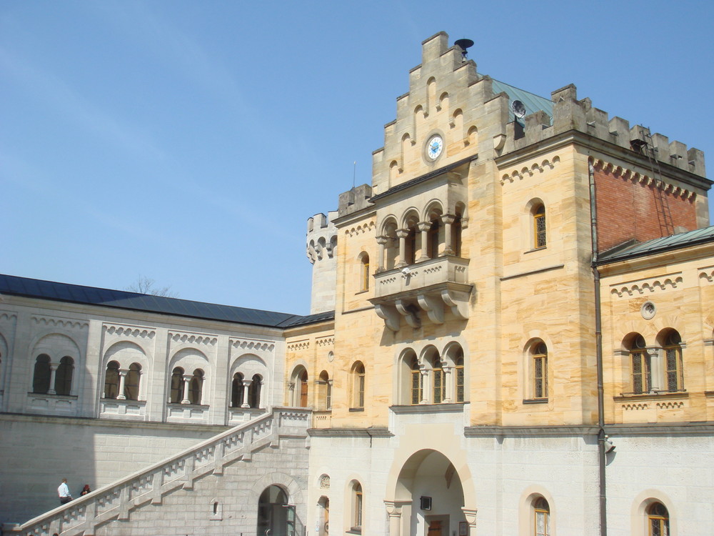 Innenhof von Neuschwanstein