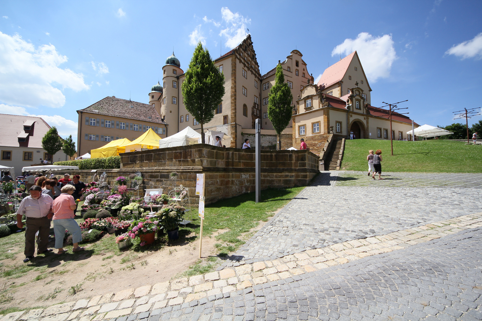 Innenhof von Schloß Kapfenburg