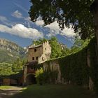 Innenhof von Schloß Prösels in Südtirol