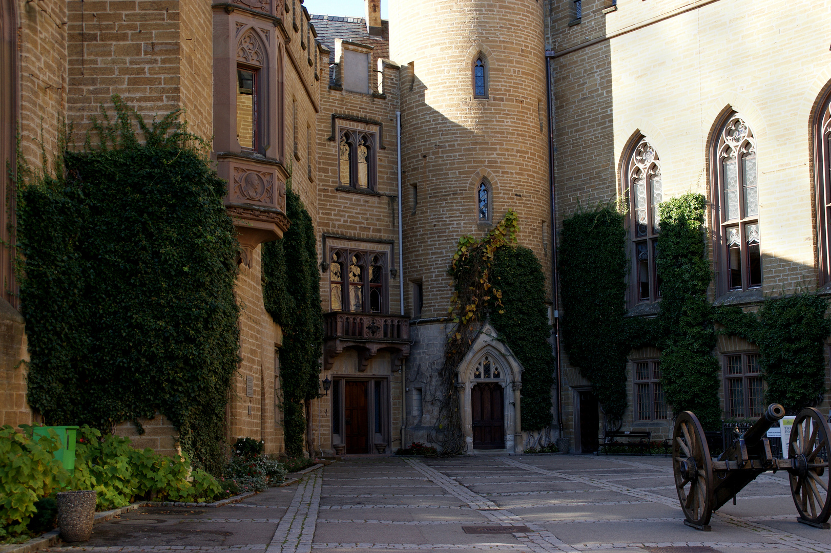 Innenhofidylle auf Hohenzollern