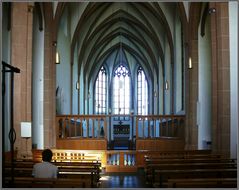 Innenraum der Klosterkirche Mariawald