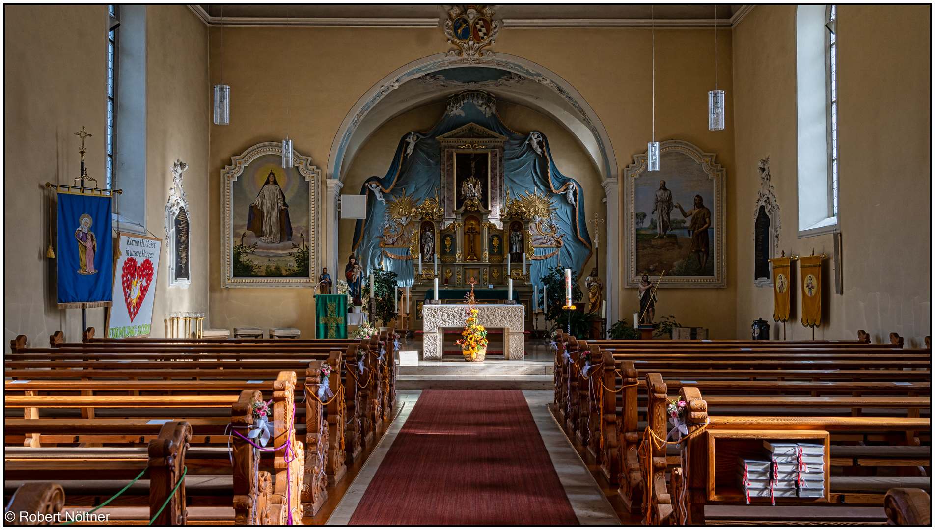 Innenraum der Pfarrkirche St. Johann