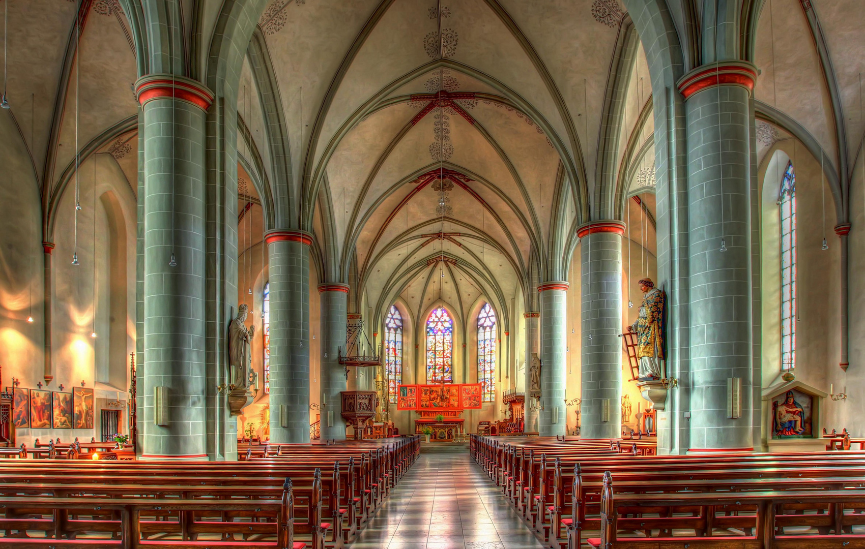 Innenraum der Warendorfer St. Laurentiuskirche