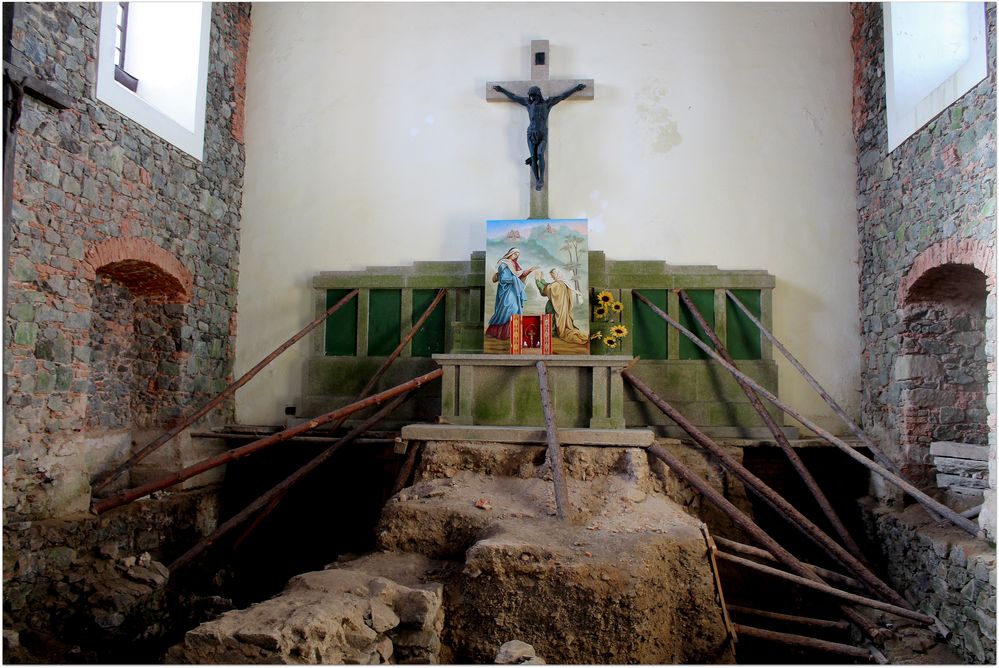 Innenrestauration der Kapelle auf dem Zobtenberg bei Wroclaw