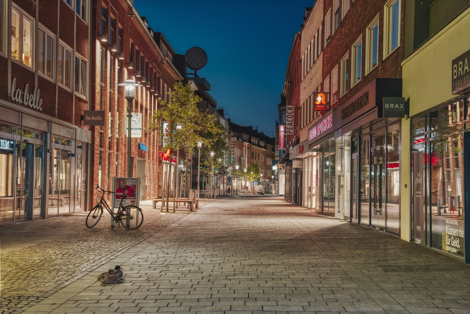 Innenstadt Fußgängerzone Bocholt