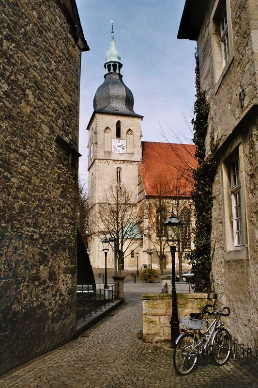 Innenstadt von Nottuln im Münsterland