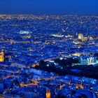 Innenstadt von Paris bei Nacht