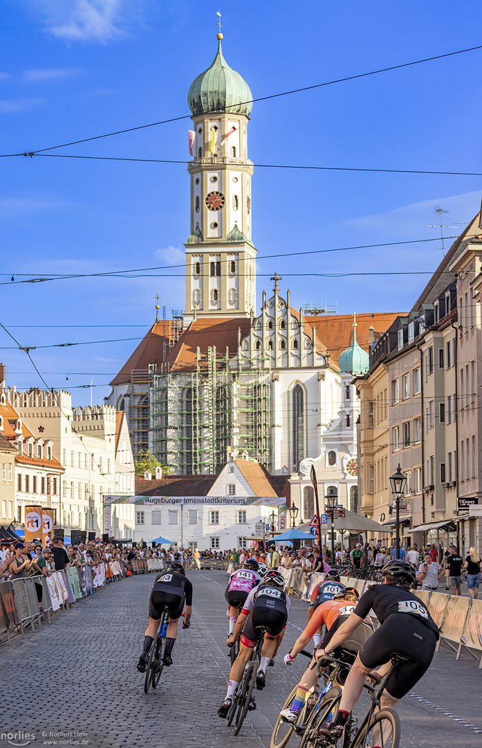 Innenstadtkriterium mit Ulrichsbasilika