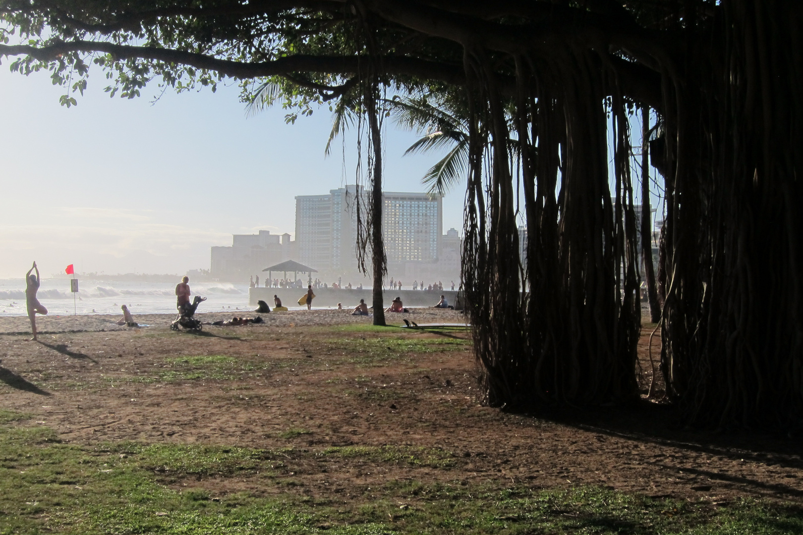 Innere Ruhe am Waikiki Beach