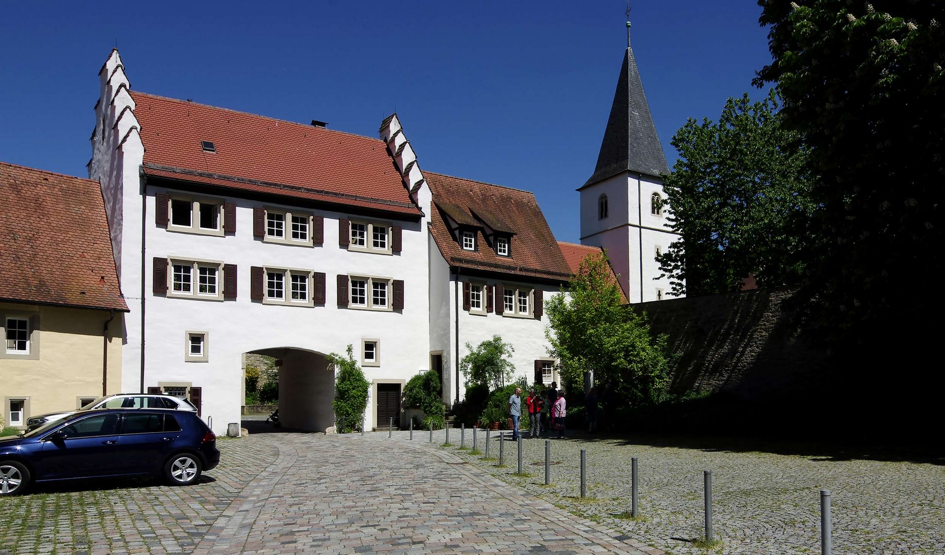 ..innerhalb der Klosteranlage...Kloster Schöntal