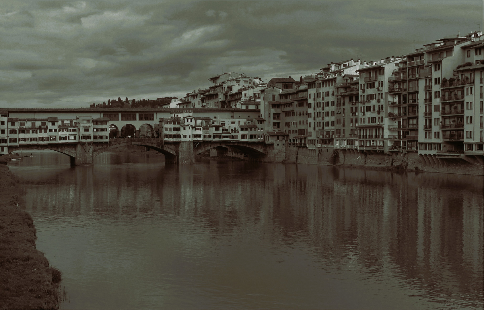 innovativ: Ponte vecchio. Florenz, Italien