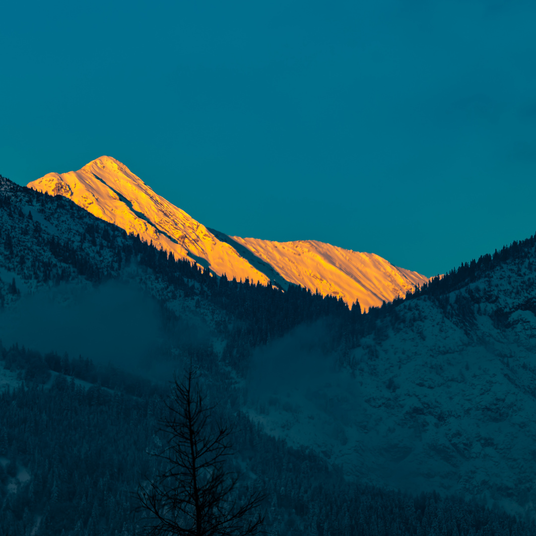 Innsbruck an einem kalten Abend