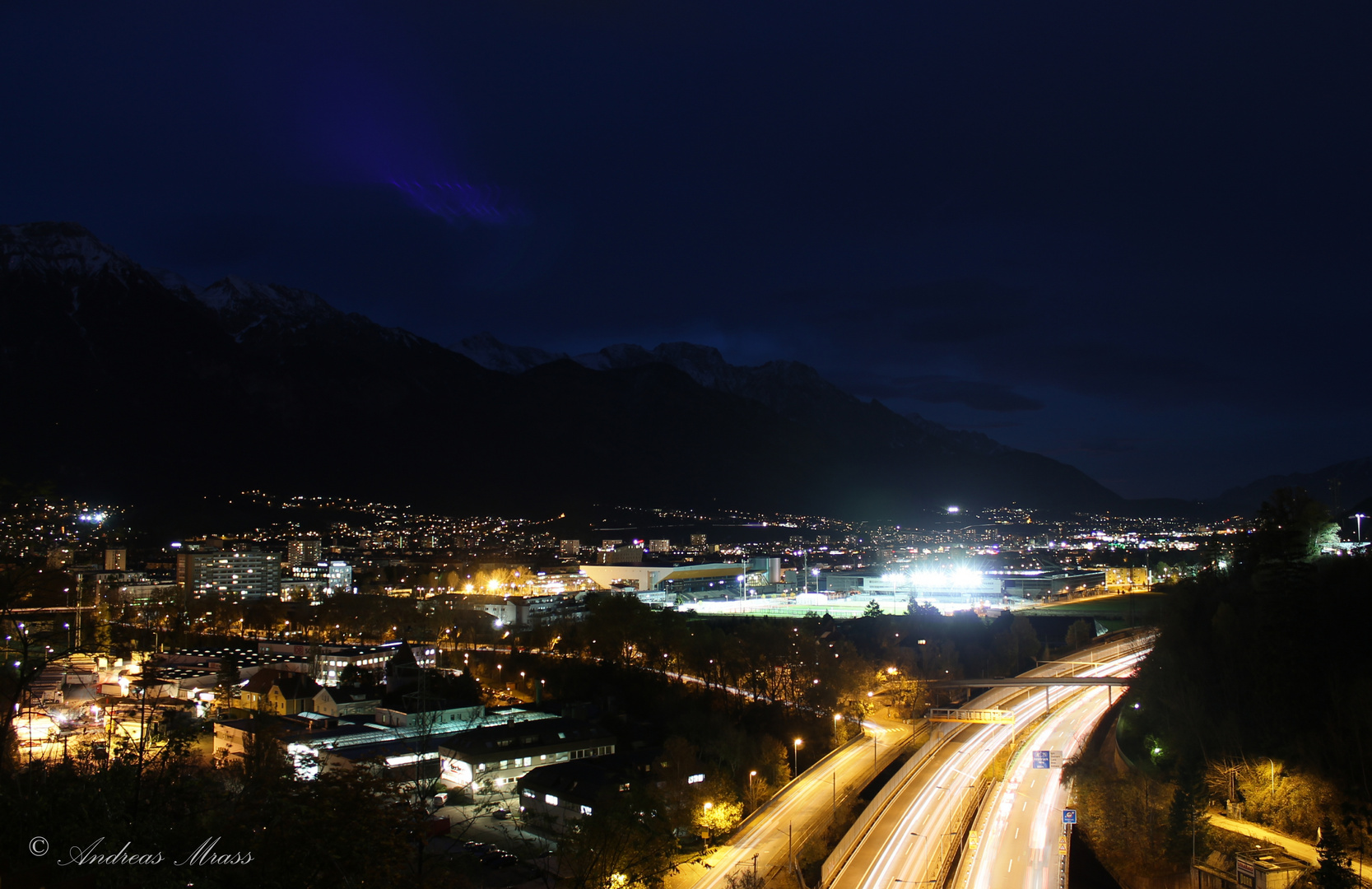 Innsbruck at night