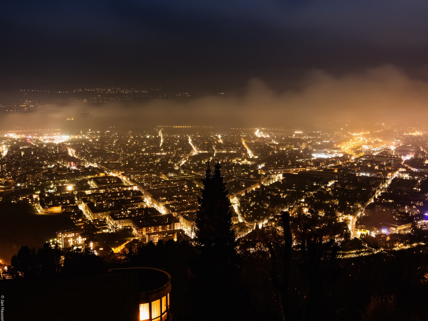 Innsbruck at night