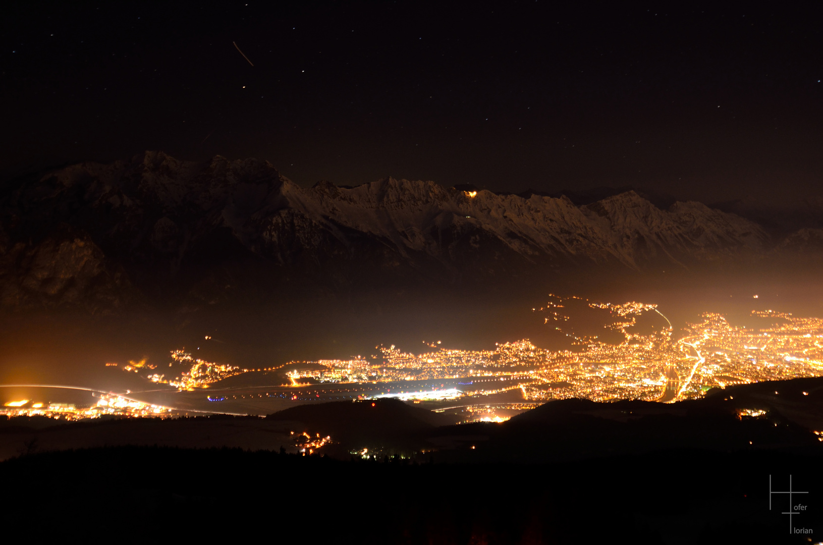 Innsbruck bei Nacht 2