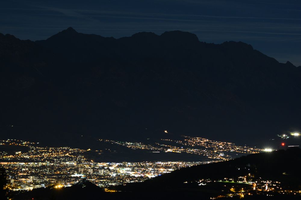 Innsbruck bei Nacht