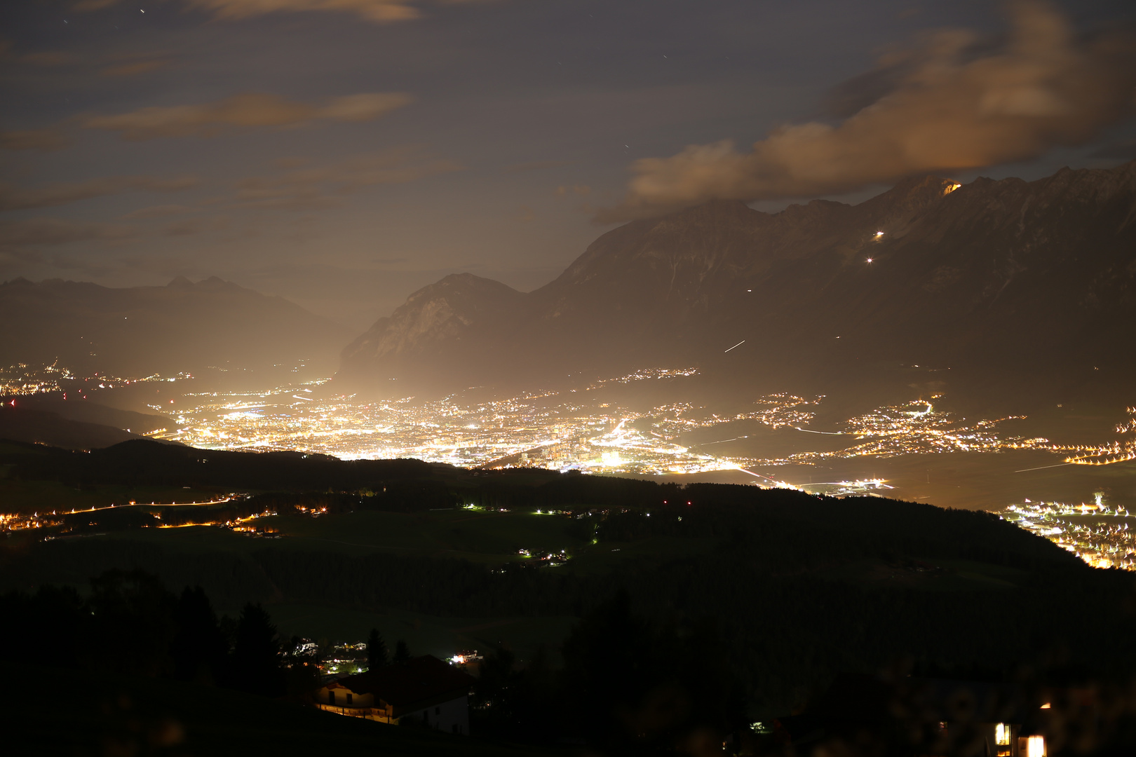 Innsbruck bei Nacht