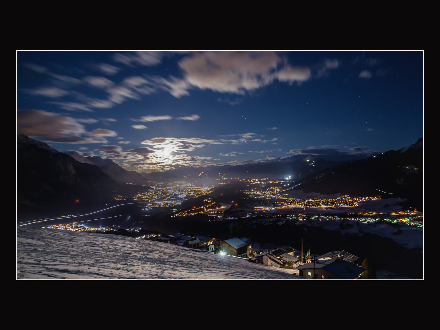 Innsbruck bei Nacht