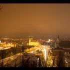 Innsbruck bei Nacht und Nebel