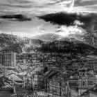 Innsbruck mit Blick auf Bergiselschanze