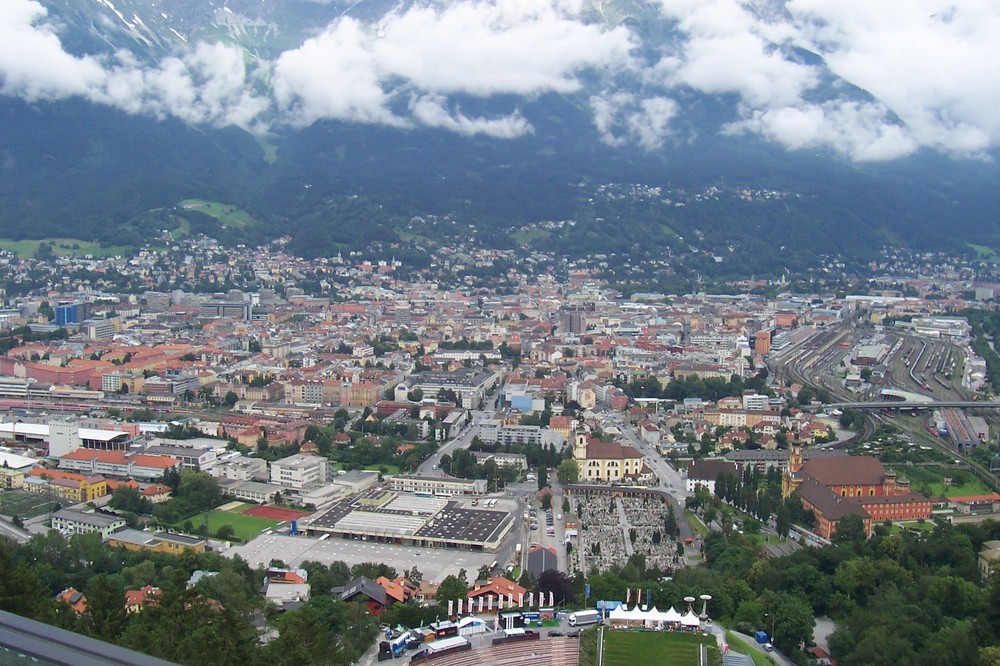 Innsbruck nach dem großen Regen