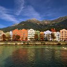 Innsbruck Panorama Maria Hilf und Nordkette