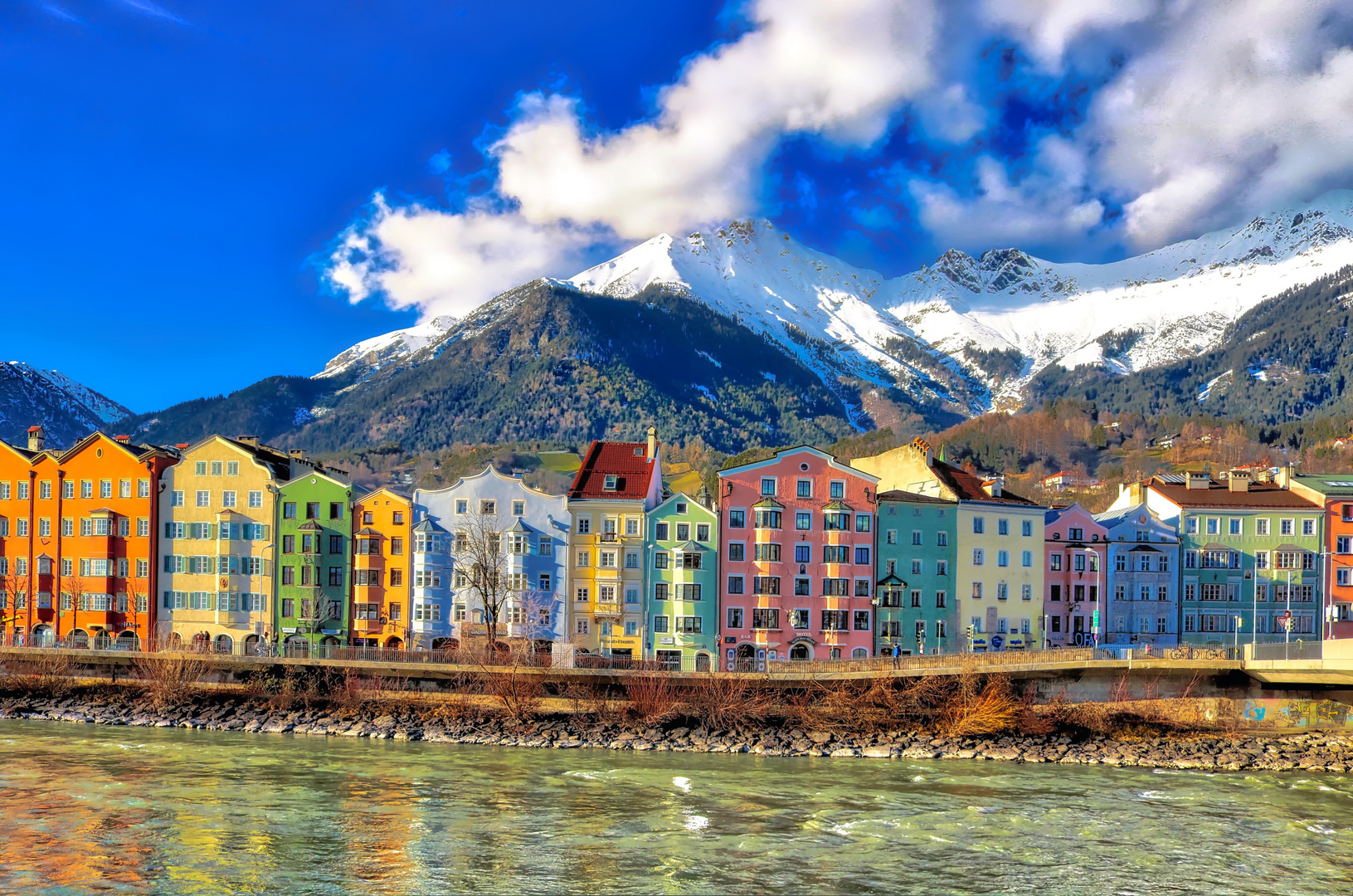 Innsbruck und der Inn Foto & Bild | architektur, europe, Österreich ...