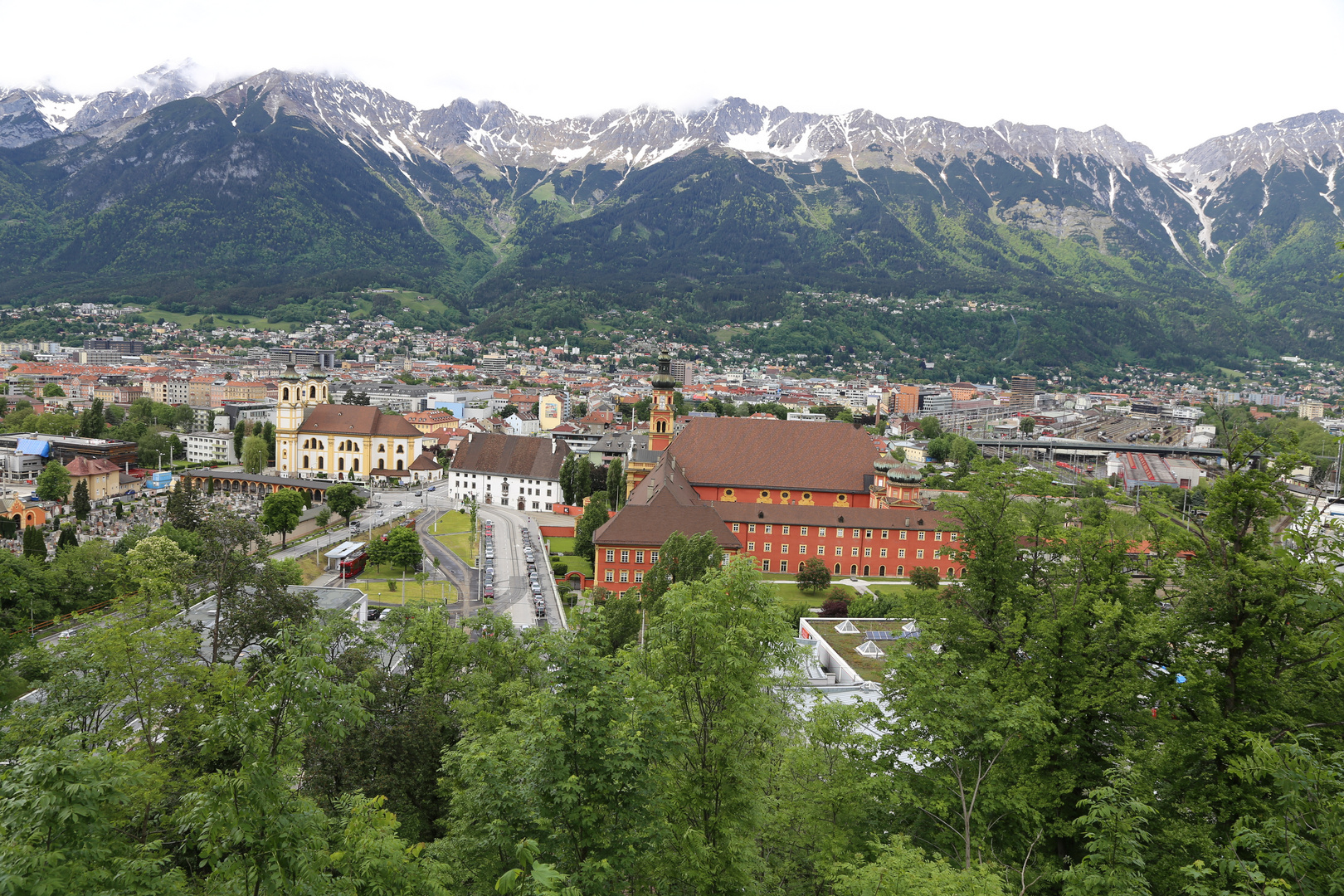Innsbruck vom Bergisel aus gesehen