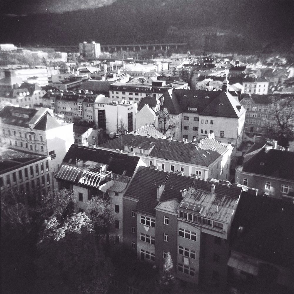 Innsbruck vom Hilton aus gesehen