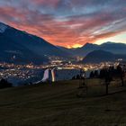 Inntalblick vom Weiler Bairbach auf Telfs