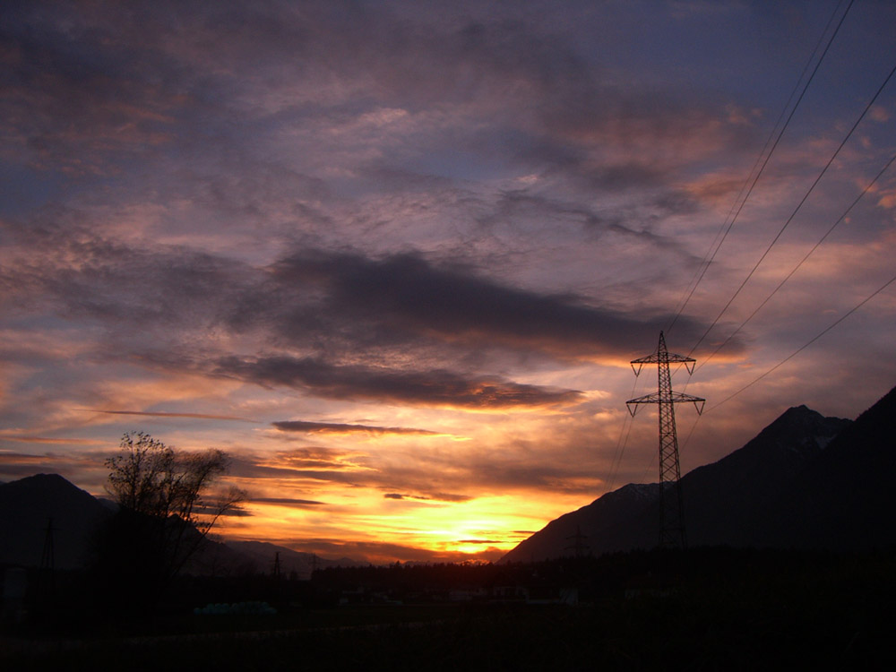 Inntaler Sonnenuntergang