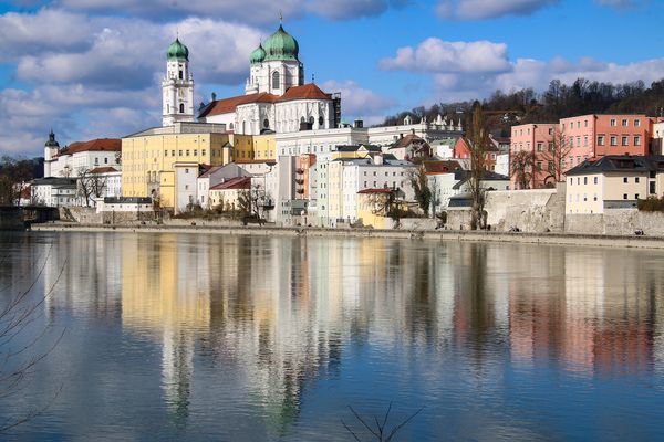 Innufer im Lockdown-Februar