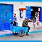 INS Blaue Hinein in Essaouira Marokko