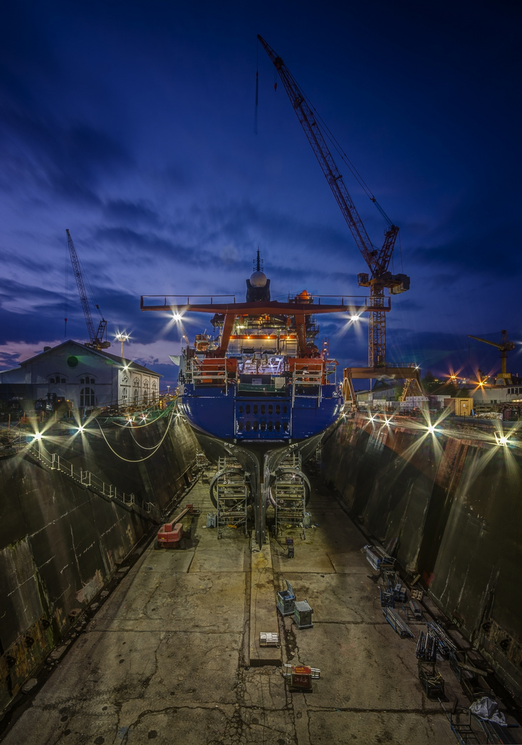 Ins Dock geschaut