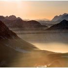 Ins letzte Abendlicht getaucht (Sonnenuntergang am Loser, Steiermark)