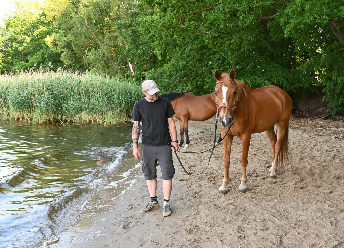 Ins Wasser ? nö !