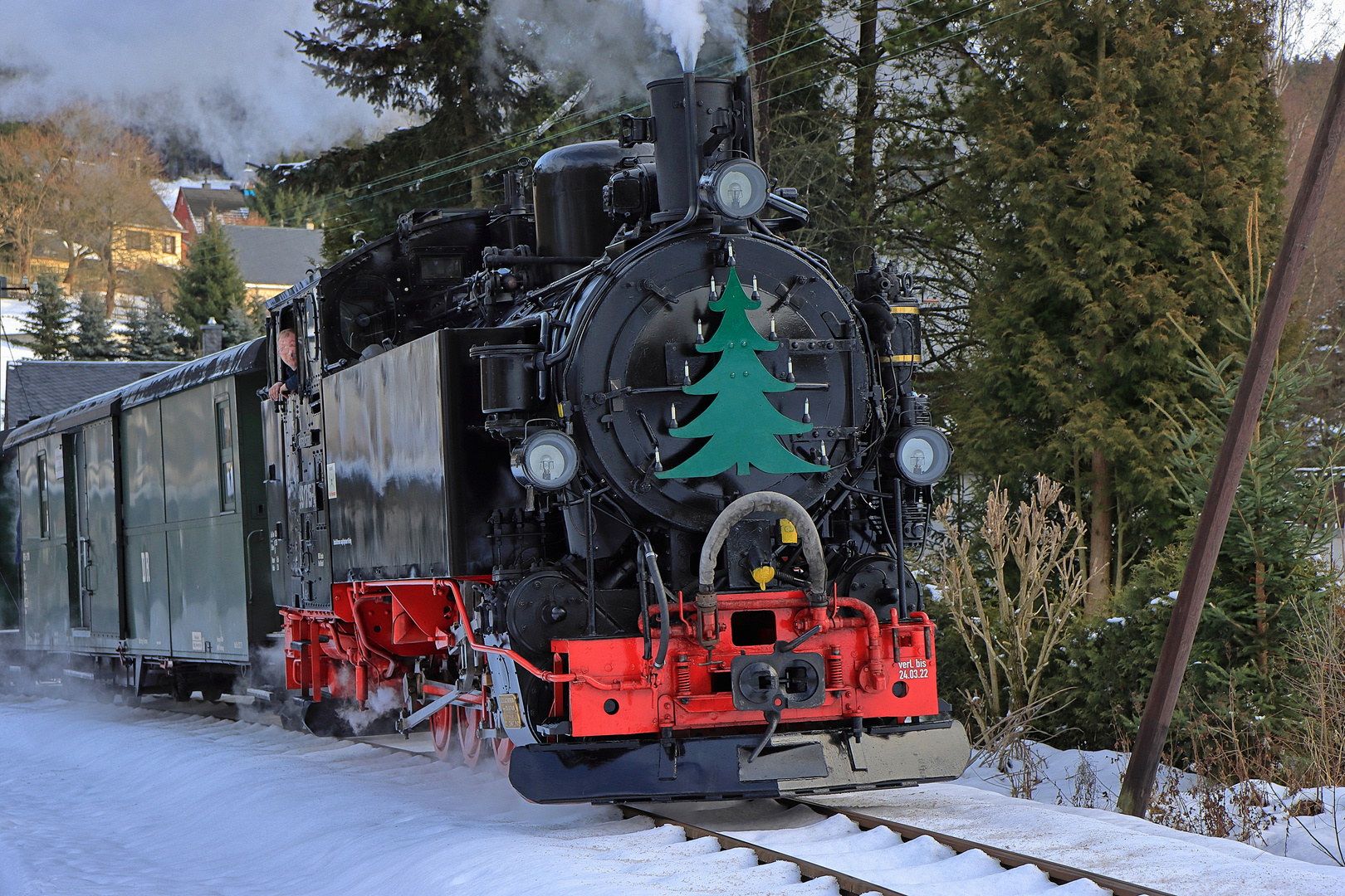 ...ins Weihnachtsland....