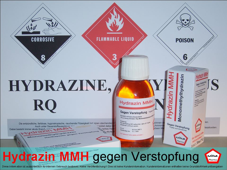 Insane Pharma Hydrazin MMH Foto & Bild quatsch, fun und rätselecke