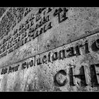 Inschrift am Che Guevara Denkmal bei Stanta Clara