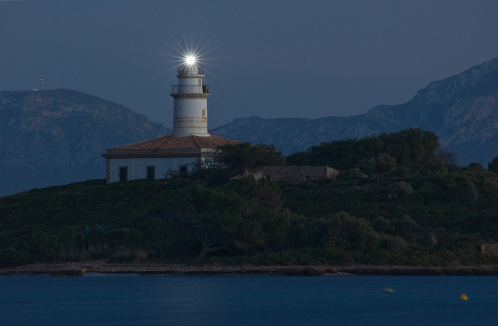 Insel Alcanada by Night