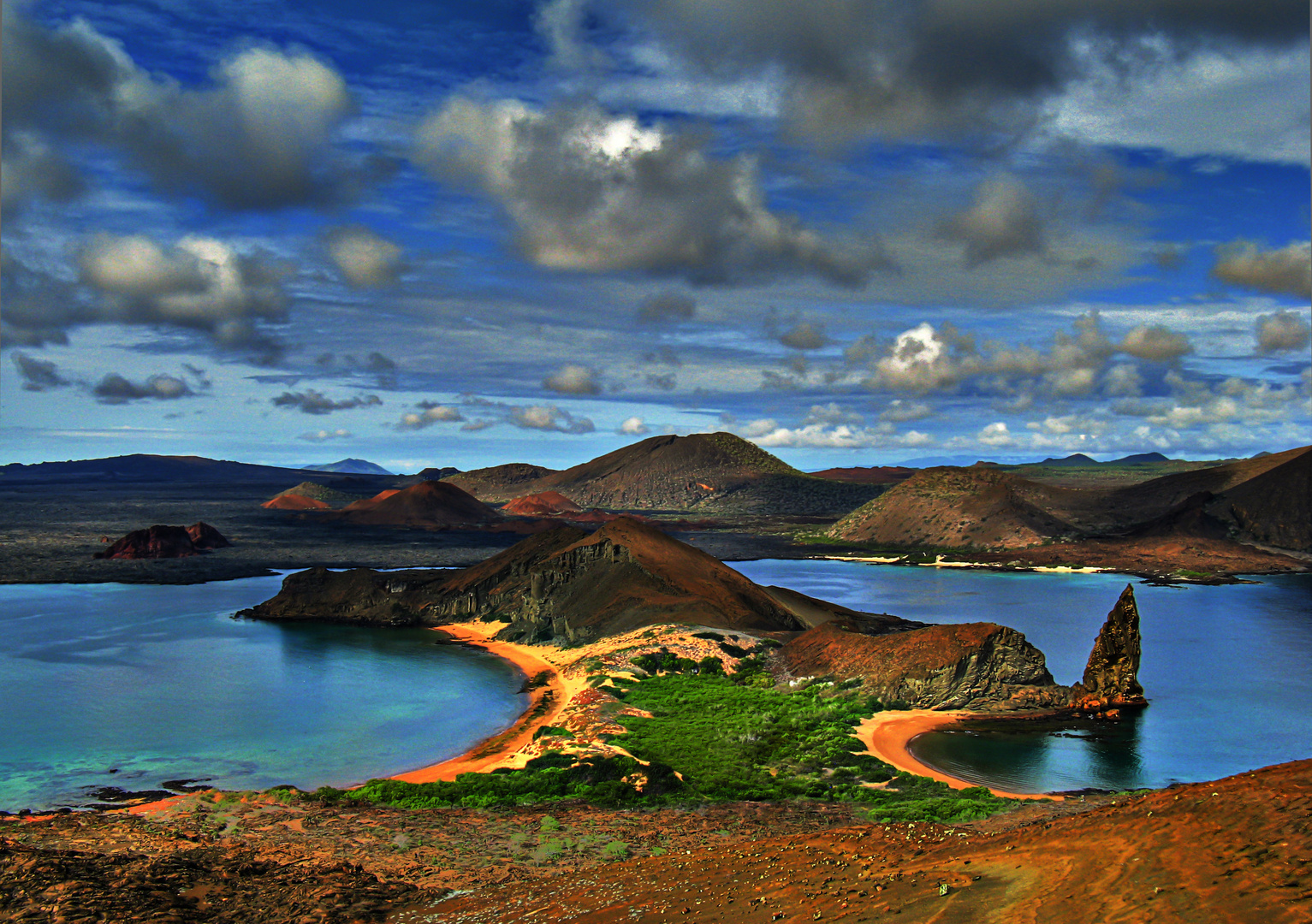 Insel Bartolomé HDR, Galapagos