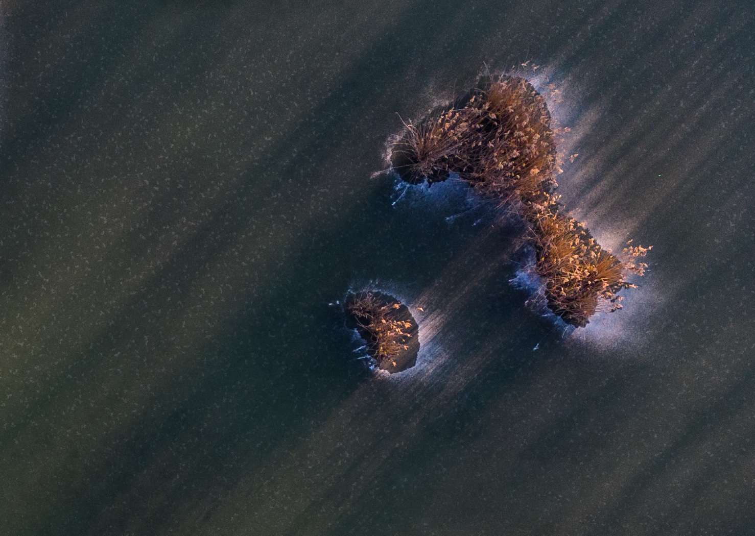 Insel bei Sonnenuntergang