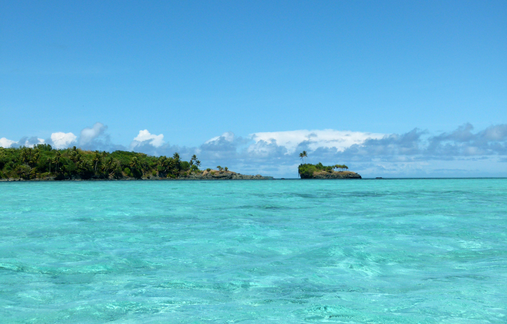 Insel bei Yap Mikronesien