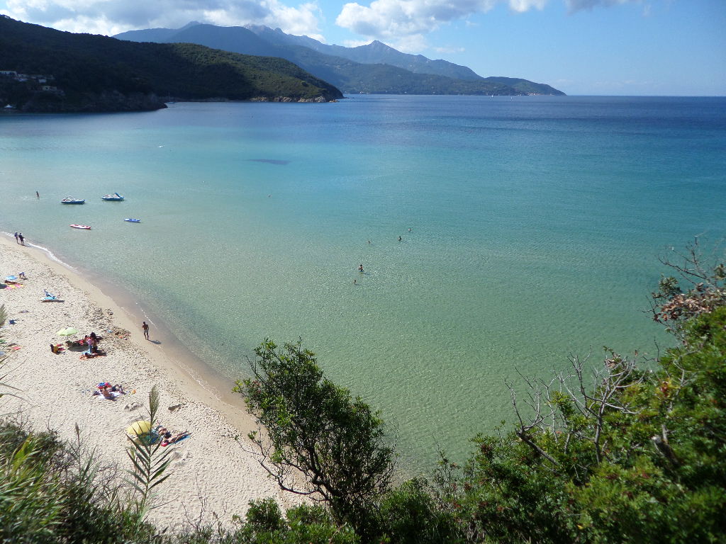 Insel Elba Bilderbuchstrand wie in der Karibik (Italien)