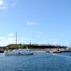 Insel Helgoland ,Blick vom Schiff 