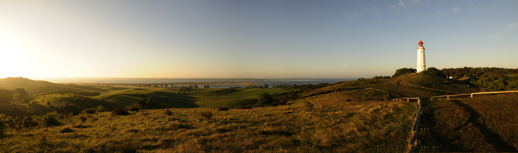 Insel Hiddensee "dat söte Länneken" im Morgenlicht