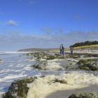 Insel  Hiddensee im Sturm